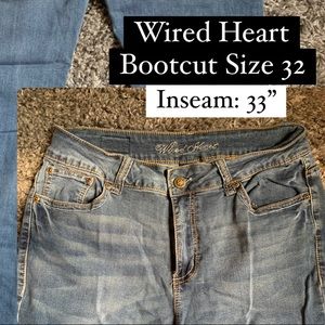 Wired Heart Bootcut Jeans